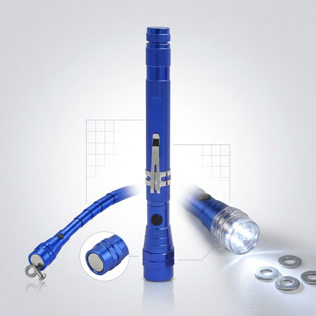 FLEXMAG™ - 360-stopniowa elastyczna latarka LED z magnetyczną głowicą